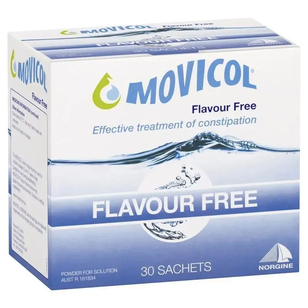 Movicol Constipation Relief Powder Flavour Free 30 Sachets