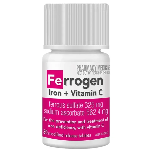 Ferrogen Iron + Vitamin C 30 Tablets