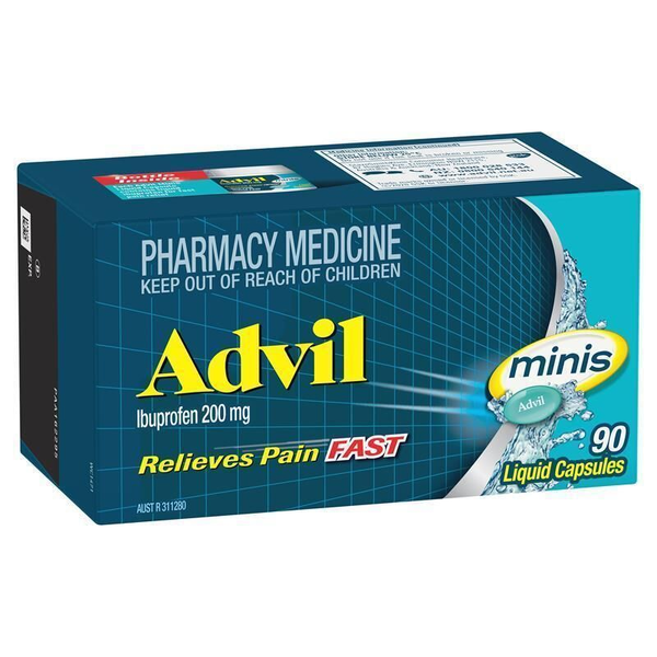 Advil Minis Liquid Capsules 90 Capsules