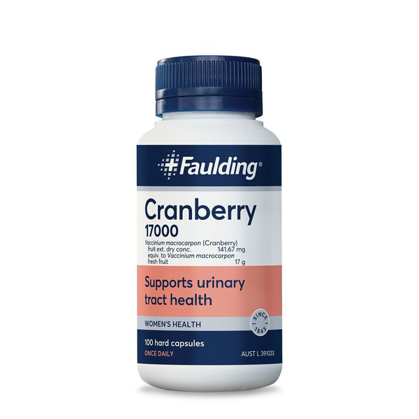 Faulding Cranberry 17000mg 100 Hard Capsules