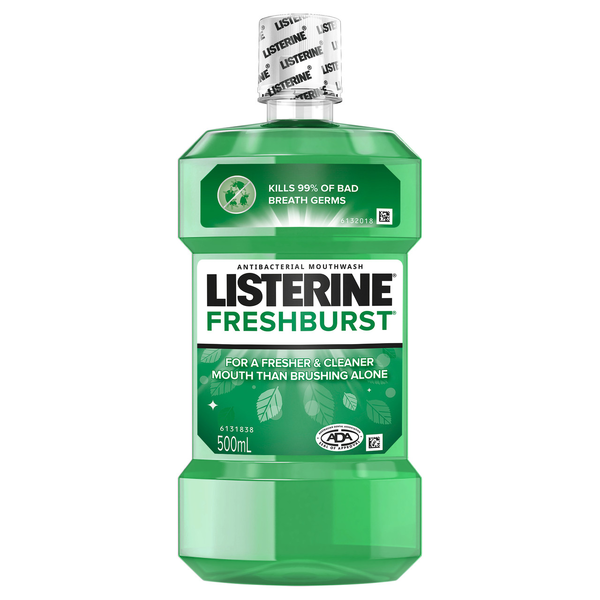 Listerine Freshburst Antibacterial Mouthwash 500ml