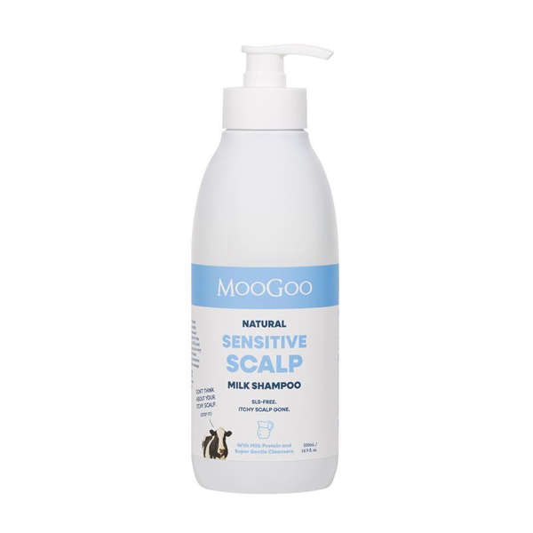 MooGoo Natural Sensitive Scalp Milk Shampoo 500ml