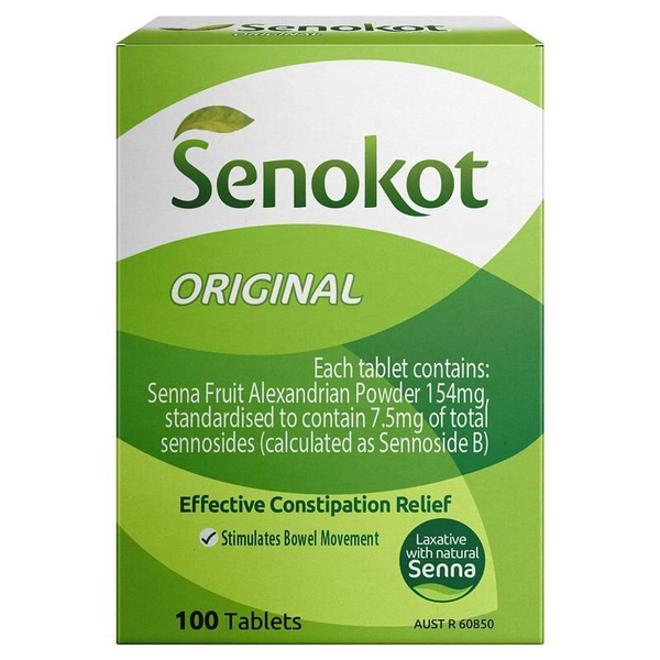 Senokot Original 100 Tablets