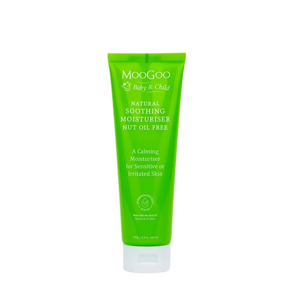 MooGoo Baby &amp; Child Soothing Moisturiser Nut Oil Free 120g