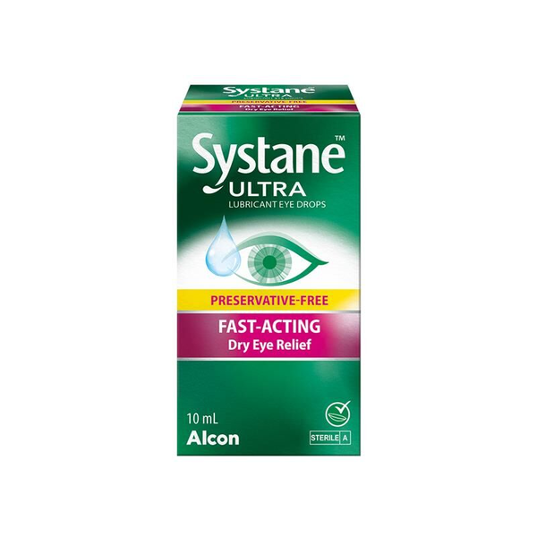 Systane Ultra Lubricant Preservative Free Eye Drops 10ml
