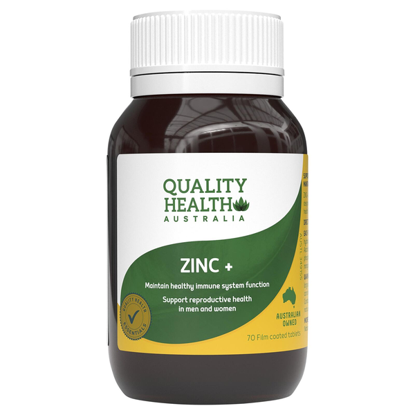 Quality Health Zinc + 70 Tablets