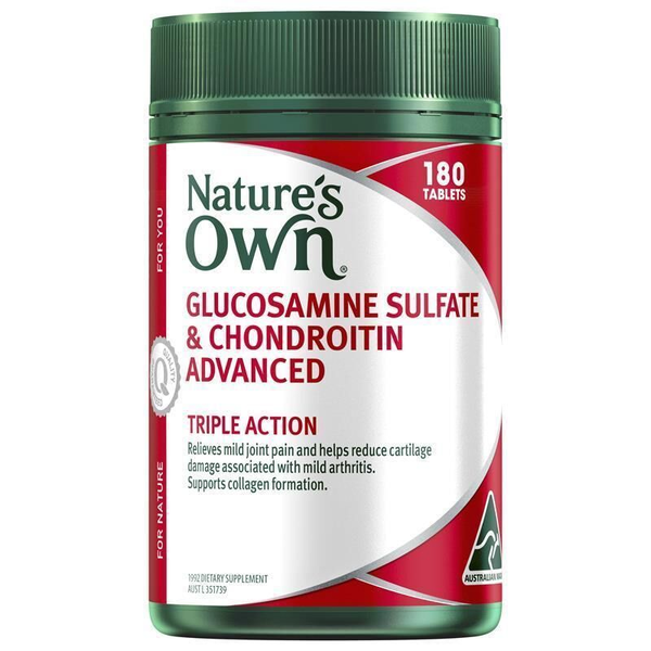 Nature's Own Glucosamine Sulfate &amp; Chondroitin Advanced 180 Tablets