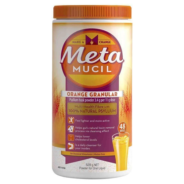 Metamucil Orange Granular 48 Doses 528g Powder