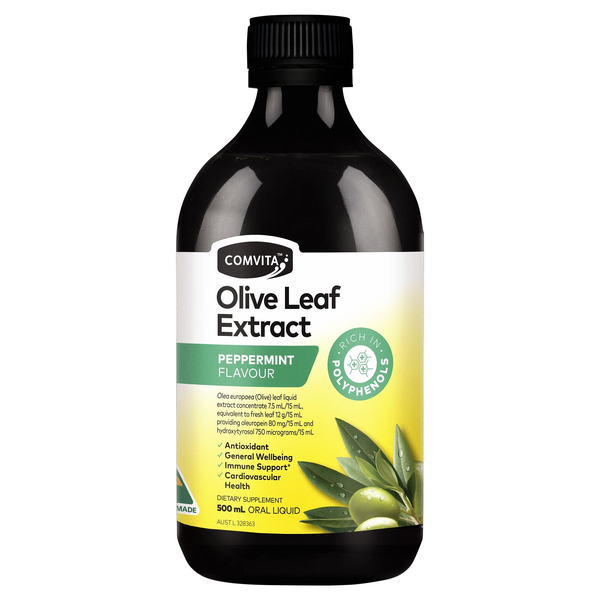 Comvita Olive Leaf Extract Peppermint Flavour 500ml