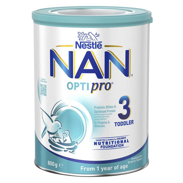 Nan OptiPro 3 Toddler Premium Milk Drink 800g From 1 Year Of Age