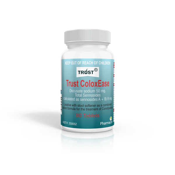 Trust Colox Ease 90 Tablets Same as Coloxyl with Senna