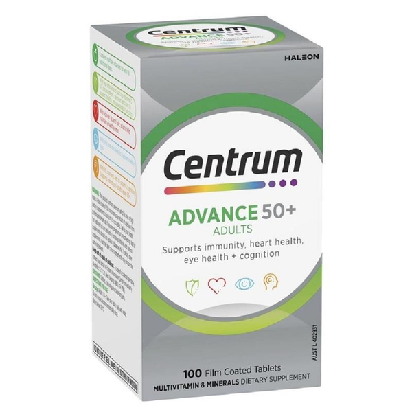 Centrum Advance 50+ Adults 100 Tablets