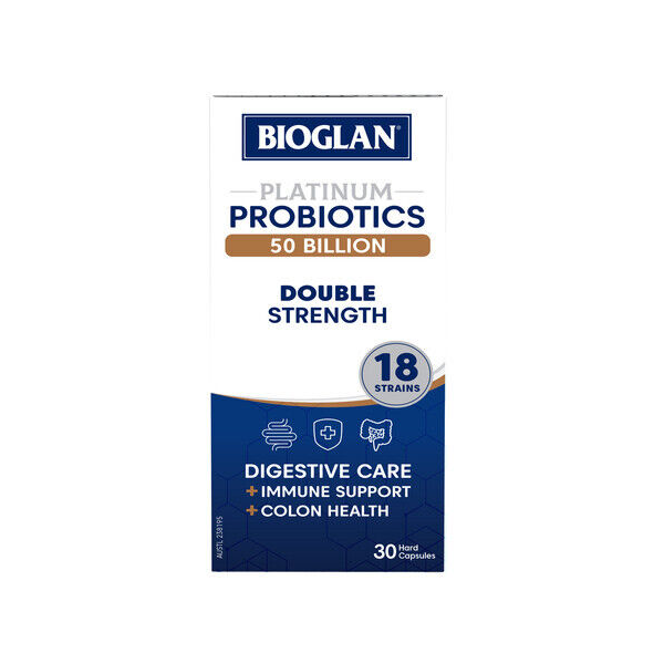 Bioglan Platinum Probiotics 50 Billion Double Strength 30 Capsules