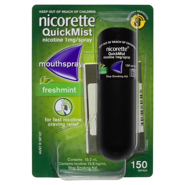 Nicorette QuickMist Mouth Spray Freshmint 150 Sprays