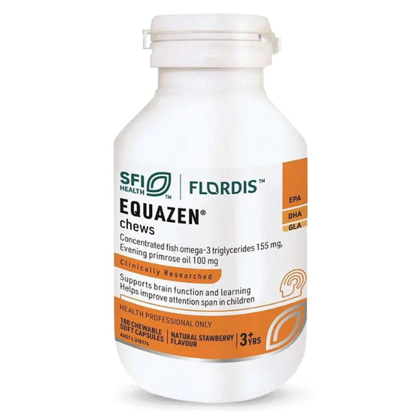 SFI Flordis Equazen Chews 3+Yrs 180 Chewable Soft Capsules