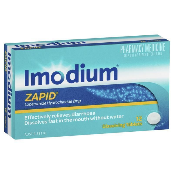 Imodium Zapid 12 Dissolving Tablets