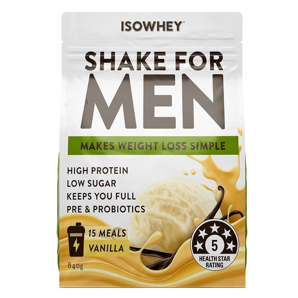 Isowhey Men's Shake 840g Vanilla