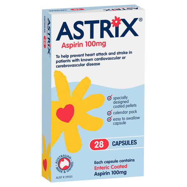 Astrix 100mg 28 Capsules