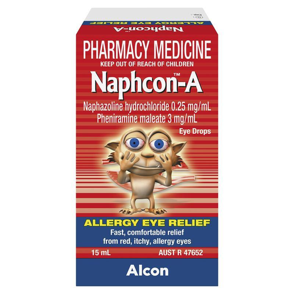 Naphcon-A Eye Drops 15ml Allergy Eye Relief