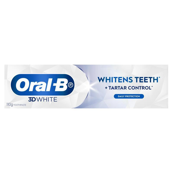 Oral B 3D White Daily Protection Toothpaste 110g