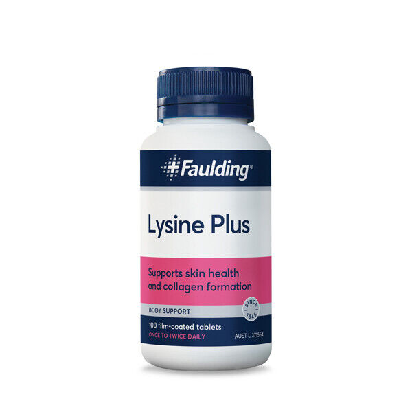 Faulding Lysine Plus 100 Tablets