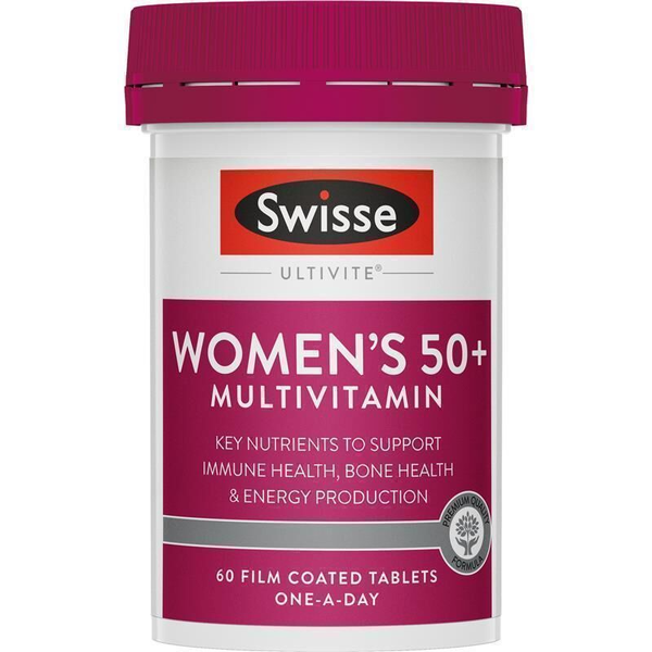 Swisse Ultivite Women's 50+ Multivitamin 60 Tablets