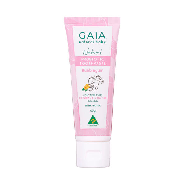 Gaia Natural Baby Probiotic Bubblegum Toothpaste 50g