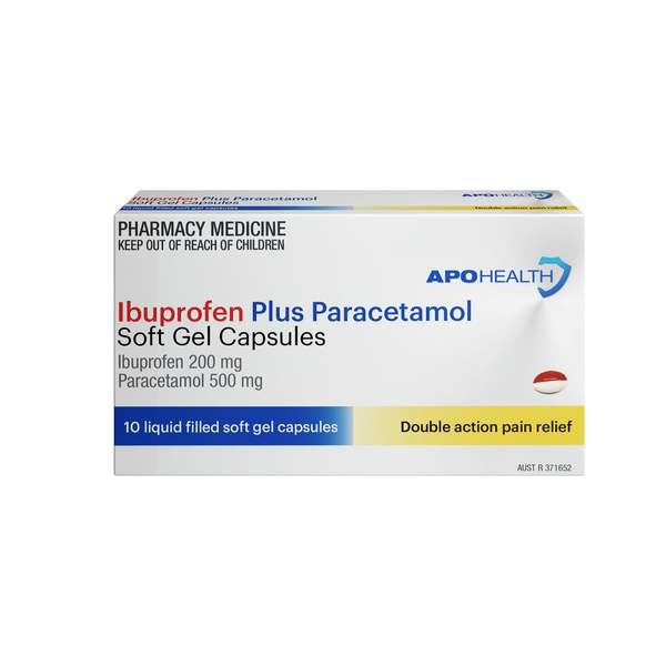 APH Ibuprofen Plus Paracetamol 10 Soft Gel Capsules