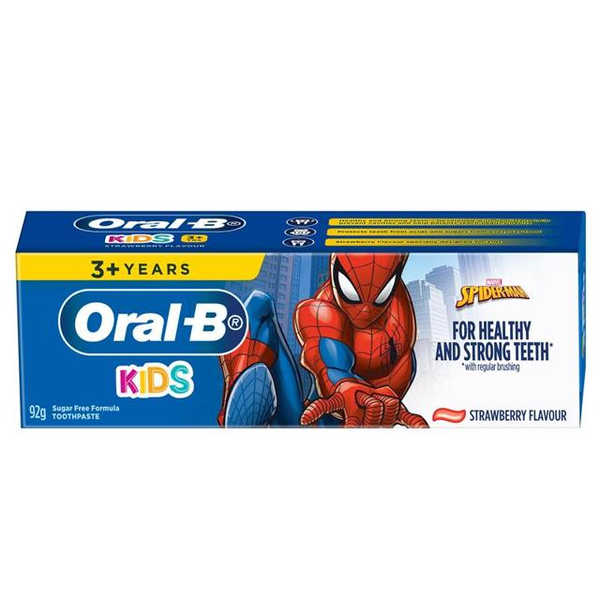 Oral B Kids 3+ Years Spiderman Strawberry Toothpaste 92g