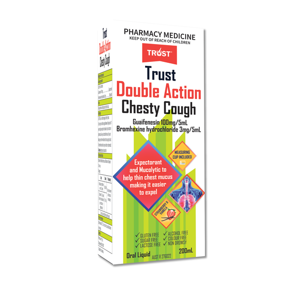 Trust Double Action Chesty Cough 200ml Same as Benadryl Chesty Forte