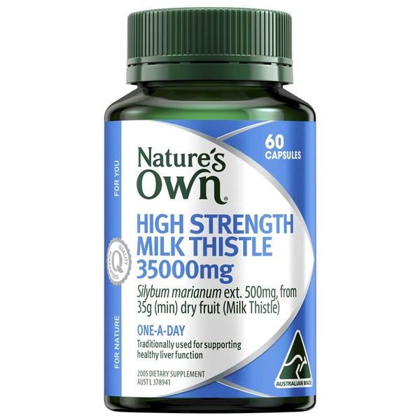 Nature's Own High Strength Milk Thistle 35000 60 Capsules
