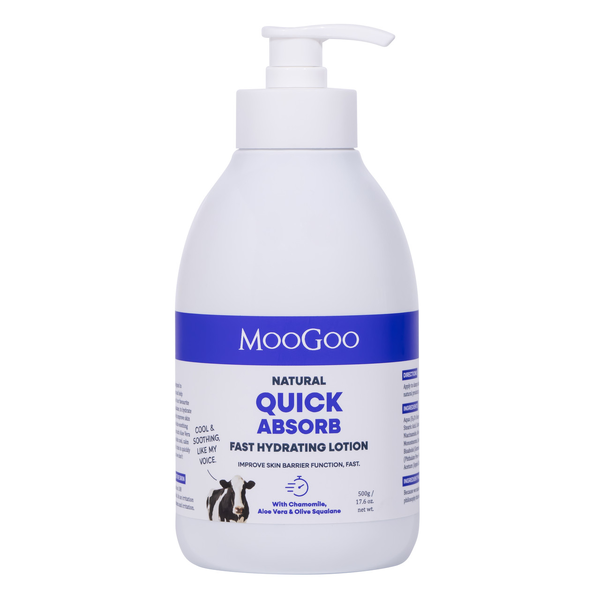MooGoo Natural Quick Absorb Fast Hydrating Lotion 500g