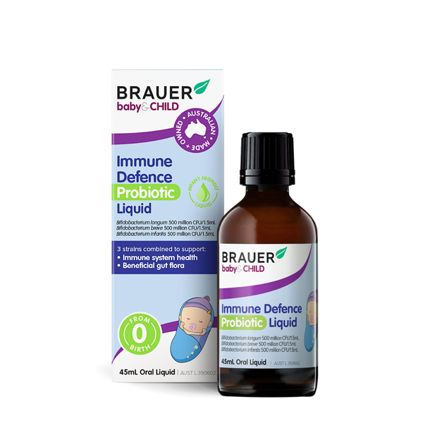 Brauer Baby &amp; Child Immune Defence Probiotic Liquid 45ml