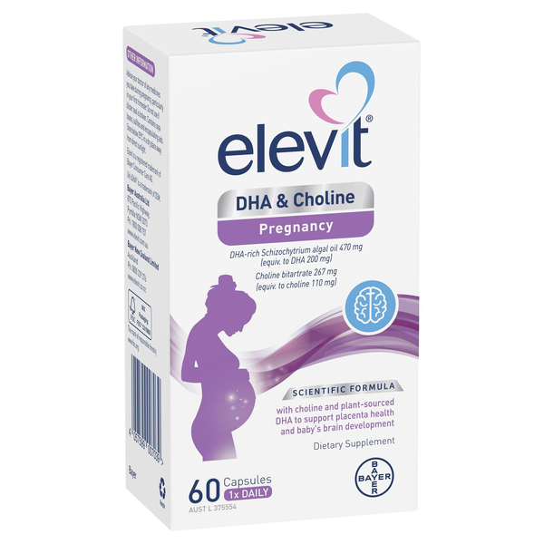 Elevit DHA &amp; Choline Pregnancy 60 Capsules