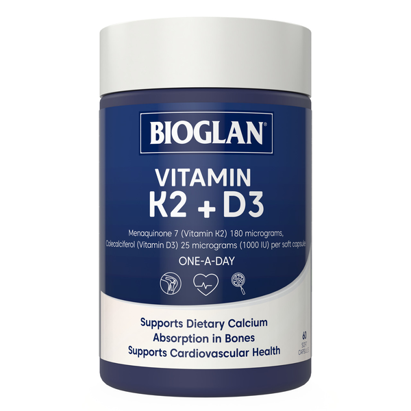 Bioglan Vitamin K2 + D3 60 Capsules