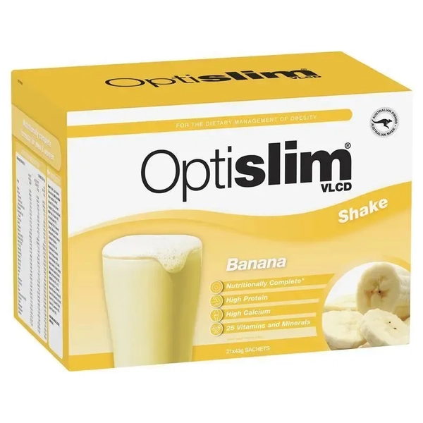 Optislim VLCD Shake Banana 21 x 43g Sachets