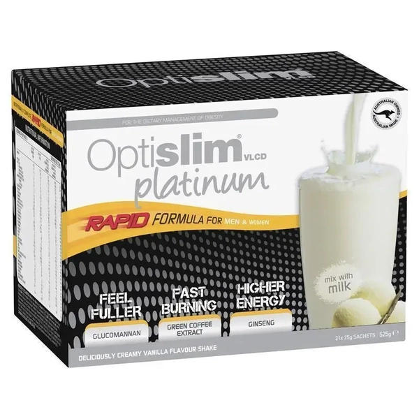 Optislim VLCD Platinum Vanilla 21 x 25g Sachets