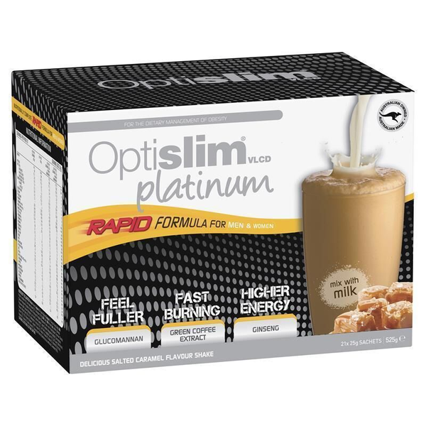 Optislim VLCD Platinum Salted Caramel 21 x 25g Sachets