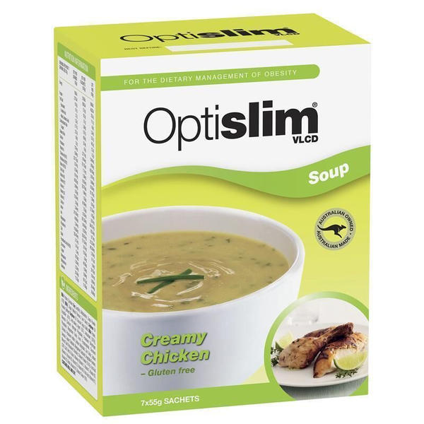 Optislim VLCD Soup Creamy Chicken 7 x 55g Sachets