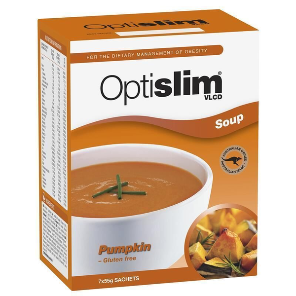 Optislim VLCD Soup Pumpkin 7 x 55g Sachets
