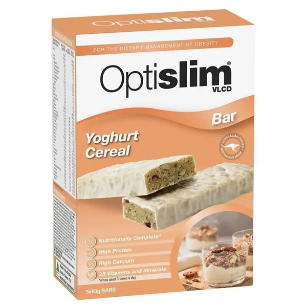 Optislim VLCD 5 Bar Pack Yoghurt Cereal