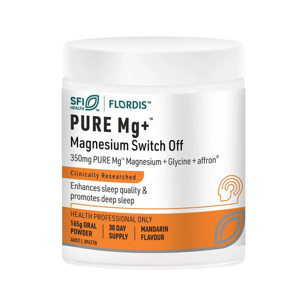 SFI Flordis Pure Mg+ Magnesium Switch Off 165g Oral Powder
