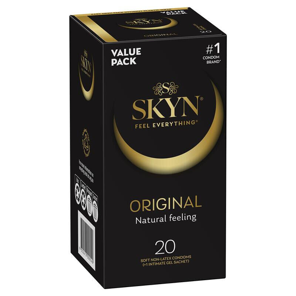 SKYN Original Natural Feeling 20 Soft Non-Latex Condoms