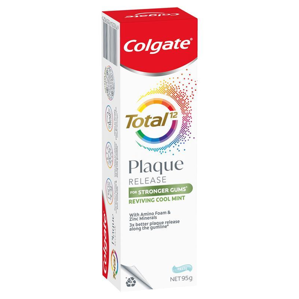 Colgate Total 12 Plaque Release Reviving Cool Mint Toothpaste 95g
