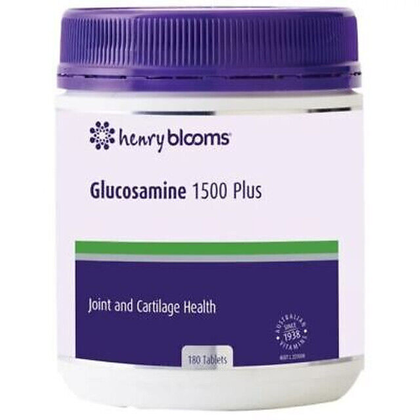 Henry Blooms Glucosamine 1500 Plus 180 Tablets