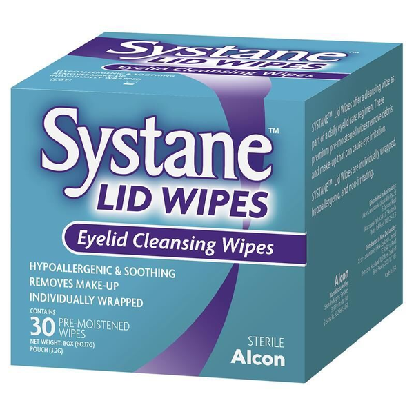 Systane Lid Wipes 30 Eyelid Cleansing Wipes