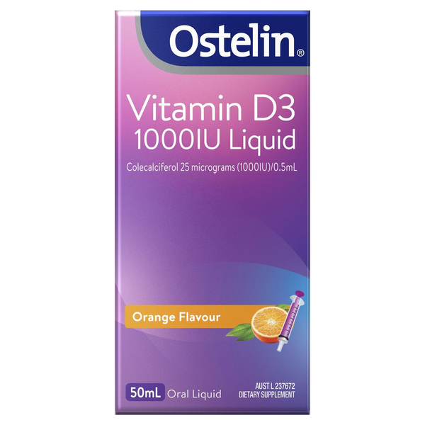 Ostelin Vitamin D3 1000IU Liquid 50ml
