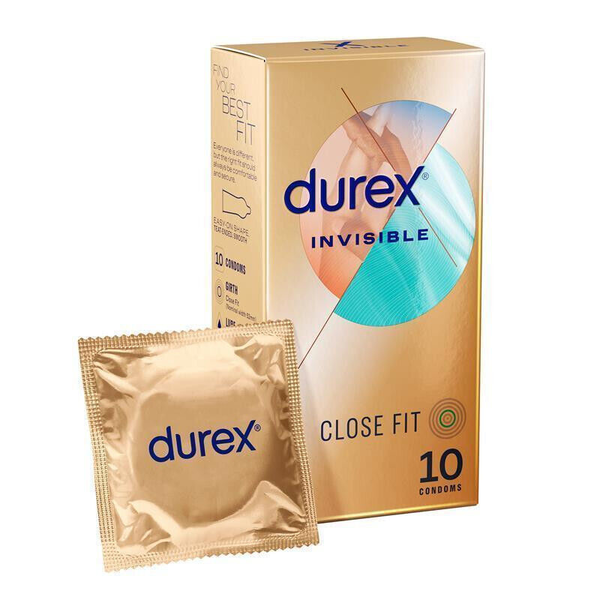 Durex Invisible Close Fit 10 Condoms