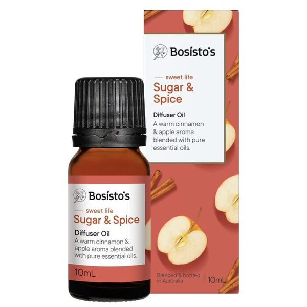 Bosisto's Sweet Life Sugar &amp; Spice Diffuser Oil 10ml