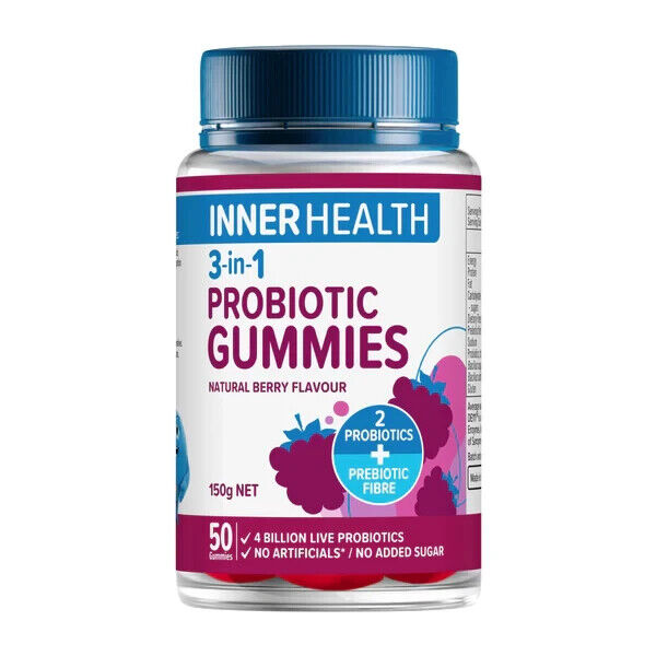 Inner Health 3-in-1 Probiotic 50 Gummies
